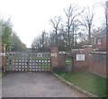 Horsham Lodge entrance to Barnard's Park Estate in GU6 8EE