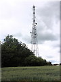 Communications mast, near Great Wood in IP29 4BS