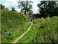 Burgate, suspension bridge in SP6 1LX
