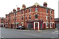 Old building on the corner of Horsefair and Churchfields, Kidderminster in DY10 2HE