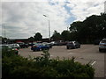 Car park at Sandbach Services in CW11 2LU