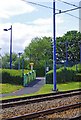 Footpath to the Priestfield park & ride site, Wolverhampton in WV1 2TD