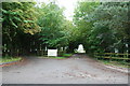 Entrance to Colton Hall Farm, Blithbury Road in WS15 3HN