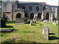 The Abbey Church, Bourne from the churchyard in PE10 0ZS