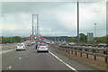 A90 approaches the Forth Road Bridge in EH30 9WN