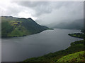 Squall approaching, Ullswater in Cumbria