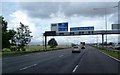 Approaching Junction 10 on M62 in WA2 9UD