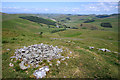 A cairn at Craik Moor in TD5 8PY