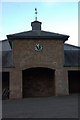 Farm building with clock, Auchtertyre in PH12 8TN