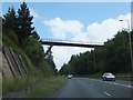 Elevated foot- and cycle- bridge over A465 in NP23 5DH