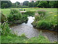 River Ravensbourne in Ladywell Fields in SE13 7UT