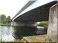 The M3 bridge over the Thames near Chertsey in TW18 1SX