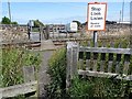 Pedestrian level crossing, near Bedlington Station in NE22 5UZ