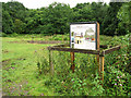 Information board on Fleggburgh Common in NR29 3AE