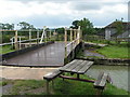 Swing bridge on the Kennet and Avon canal in BA14 6LQ