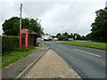 Derelict telephone box at Alfold Crossways in GU6 8JE