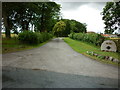 The driveway to Hornington Manor in YO23 7AS