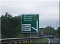 Road sign information, A1 in West Drayton