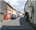 Western end of High Street, Llangadog in SA19 9AB