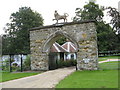 The Lion Gate at Scrivelsby Estate in LN9 6JB