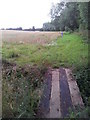 Bridge over dyke on footpath in NR34 7TS