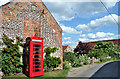 'Red' Phone Box at Burnham Norton in PE31 8DP