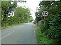 Speed limit entering Keymer in BN6 8LS