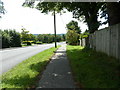 Tree lined Ockley Lane at the northern end of Keymer in BN6 8FY