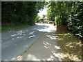 Bend in Ockley Lane in BN6 8FY