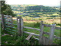 Stile and gate above Dare Valley Country Park in Aberdare West Community
