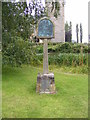 Wood Dalling Village sign in Wood Dalling