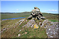 A cairn overlooking Lochenkit Loch in DG7 3HX