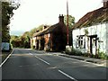 Cottages on the B.1053 near Wethersfield, Essex in CM7 4AF