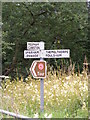 Whitwell Common roadsign in NR10 4RF