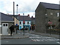 Entrance into the car park at Llandovery castle in SA20 0PU