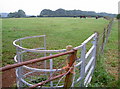 Footpath gate near the trig point in GL14 3DP