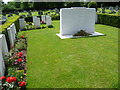 War memorial and graves in Beckenham Cemetery in BR3 4RQ