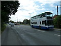 Double decker bus in Ringwood Road in SO40 8TA