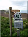 Cleveland Way as it goes down to Hummersea Bank in TS13 4JH