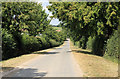 Wood lane looking towards the fruit farm in North and South Wheatley