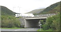 A55 Expressway crosses the Abergwyngregin Slip Road in LL33 0LE