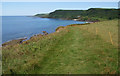 The coastal path approaching Lannacombe Beach in TQ7 2NQ