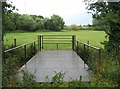 Bridge over stream by Mill Lane, Feckenham in B96 6JE