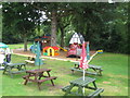 Horns Inn pub garden, Colehill in BH21 2RG