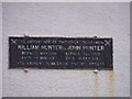 Plaque on Hunter House Museum, East Kilbride in G74 3QR
