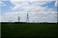 Electric Pylons at Rushleygreen Farm in CO9 3DT
