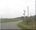 Road Junction on Llandwrog-Dinas Dinlle Road in LL54 5TN