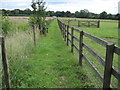 Footpath from Marwell House towards Red Lane in SO21 1JG