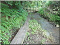 Footbridge and boardwalk near Llangwm in SA62 4HP