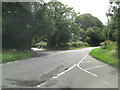 B3046 crossroads in Farleigh Wallop